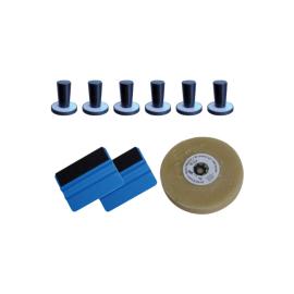 KIT POSEUR 2 RACLETTES + 6 AIMANTS + 1 ROUE SOW